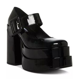 Steve Madden Women's Carly High Heel Mega Platform Mary Jane Shoes Size 7